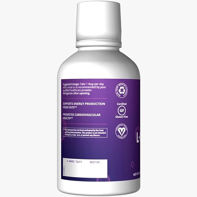 MRM Nutrition CoQ-10 L-Carnitine Liquid | Orange-Vanilla Flavored | Energy + Antioxidants | Naturally derived CoQ-10| 32 Servings