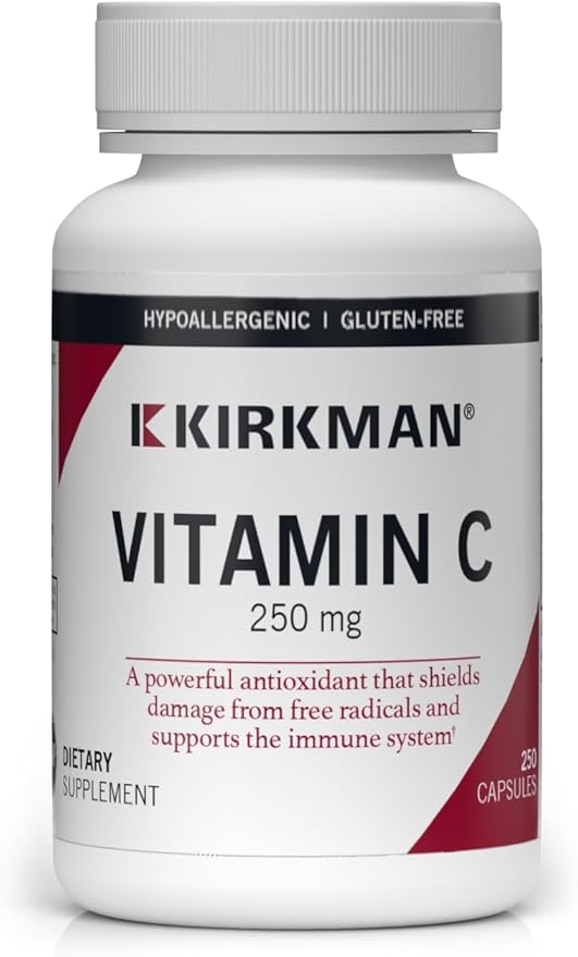 Kirkman – Vitamin C 250 mg Capsules - Hypo - 250 Count