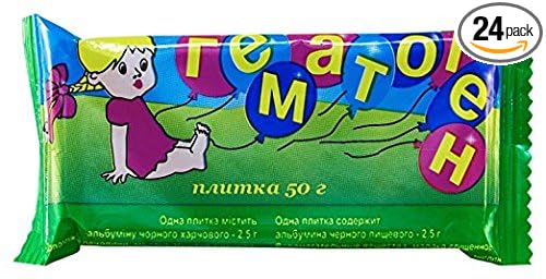 Hematogen 50g (1.8 Oz) (24 bars)
