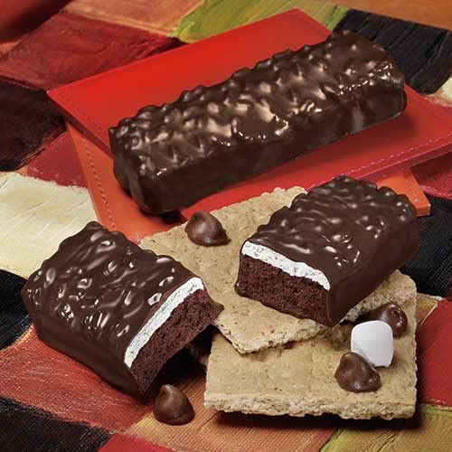 Dark Chocolate S'mores Bar - New Journey Weight Loss & Wellness - High Protein Meal Replacement Nutrition Bar (7 bars/box)