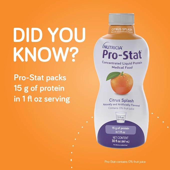 Pro-Stat Concentrated Liquid Protein Medical Food - Vanilla Flavor, 30 Fl Oz Bottle (Case of 6)