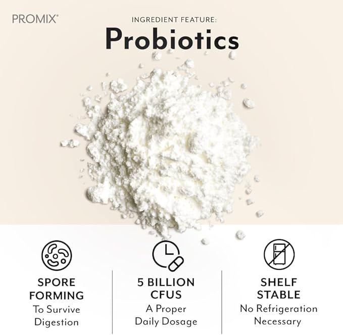 Promix Debloat Prebiotics and Probiotics Immune Support Supplement for Digestion, Cortisol Health, Gut Cleanse - Mango - 30 Count