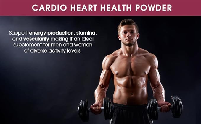 L-arginine 5000 mg and L-citrulline 1000 mg Combo, Nitric Oxide Supplement Complex, Cardio Heart Health Powder, Mixed Berry Flavor, 16.82 Oz..