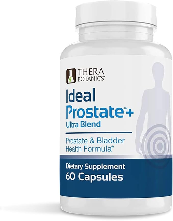 Advanced Men's Prostate Support by Ideal Prostate Plus Ultra with Reishi Mushroom, Saw Palmetto, Lycopene and More for Natural Prostate Relief*