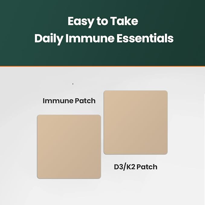 Veru Wellness Bariatric Immune, D3/K2 - Post Bariatric Gastric Bypass and Sleeve Gastrectomy - Non Ingest Patch (60 Days)