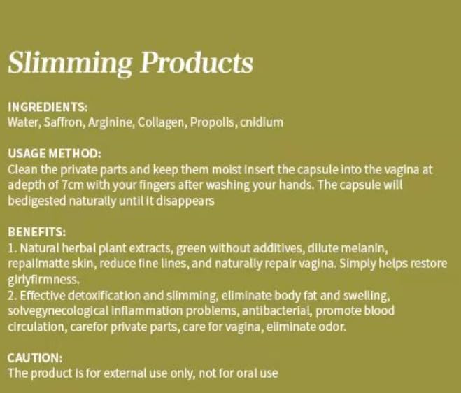 Instant Anti-Itch Detox Products, Capsulas, Firming Repair & Pink and Tender Natural Capsules, Capsulas (5Bag)