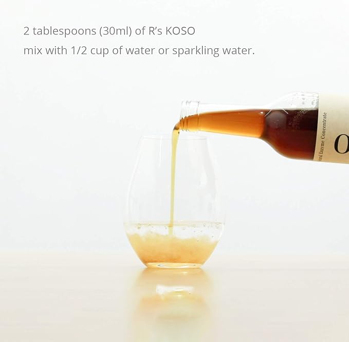 3-Day Cleanse by R's KOSO - Japanese Enzyme Drink Rich in Probiotics and Prebiotic, Made from 100+ Vegetables ＆ Fruits - Natural Support for Better Digestion & Gut Health + Detox + Cleanse - 16oz
