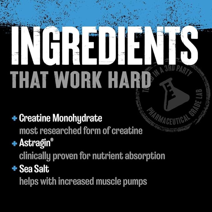 Animal Creatine Chews Tablets - Enhanced Creatine Monohydrate with AstraGin to Improve Absorption, Sea Salt for Added Pumps, Delicious and Convenient Chewable Tablets - Grape