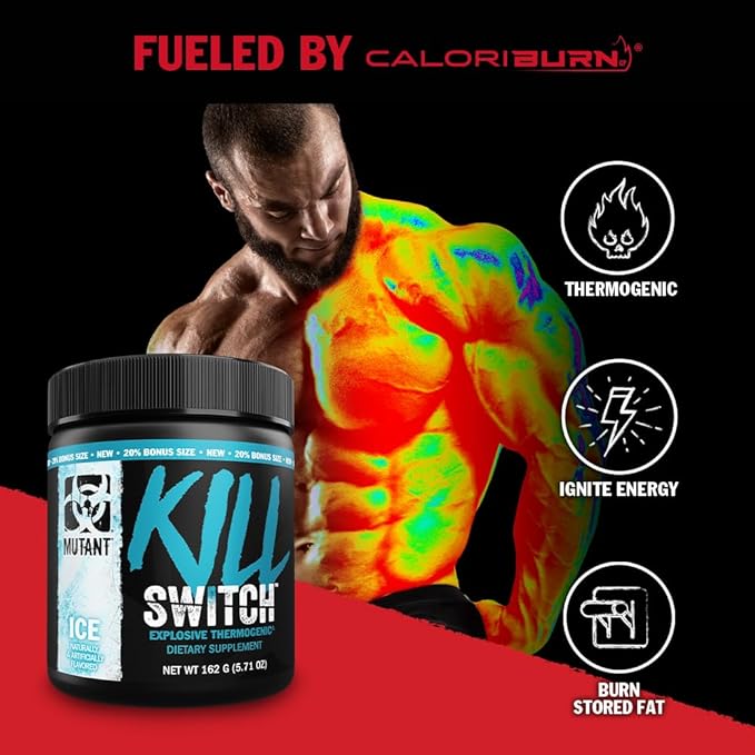 Mutant Killswitch Ultra Thermo | Thermogenic Pre Workout | Fire 162g