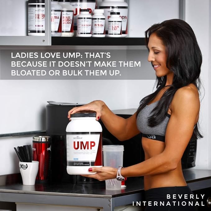 Beverly International UMP Protein Powder, Strawberry. Unique Whey-Casein Ratio Builds Lean Muscle. Easy to Digest. No Bloat. (32.8 oz) 2lb .8 oz