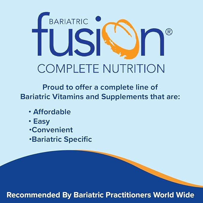 Bariatric Fusion Calcium Citrate & Energy Soft Chew Bariatric Vitamin | Strawberry Flavored | Sugar Free | Bariatric Surgery Patients Including Gastric Bypass and Sleeve Gastrectomy | 60 Count