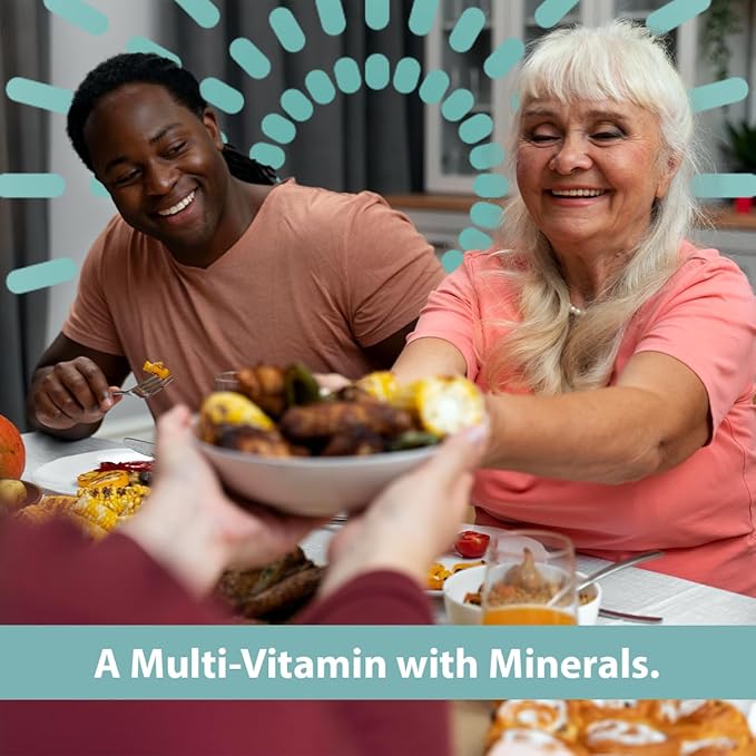 GeriCare One-Daily Multi-Vitamin & Minerals, Dietary Supplement Tablets, 100 Count (Pack of 2)