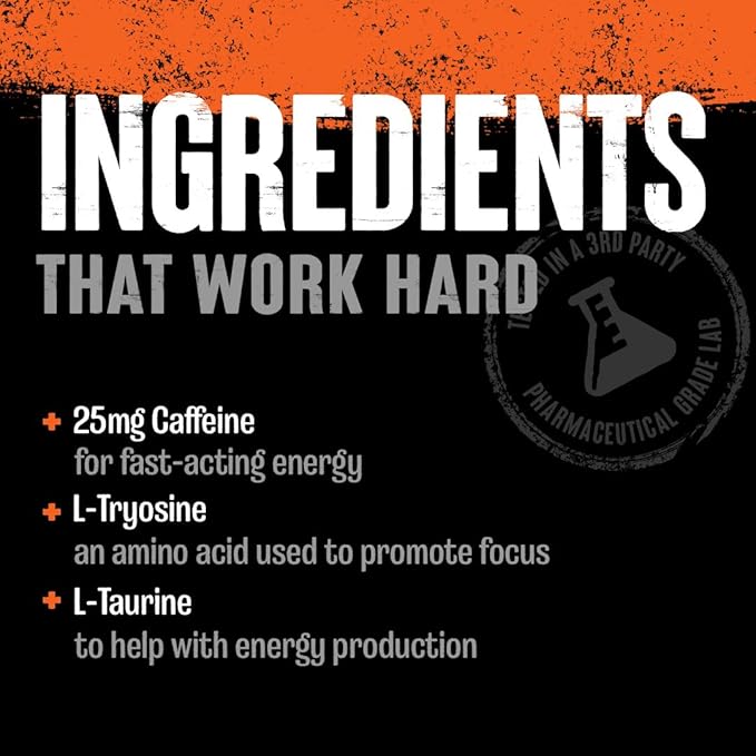 Animal Energy Chews, Fast Acting Energy with Caffeine, Nootropics and Sea Salt for Focus and Pre Workout - Convenient and Delicious Chews Format - Mango