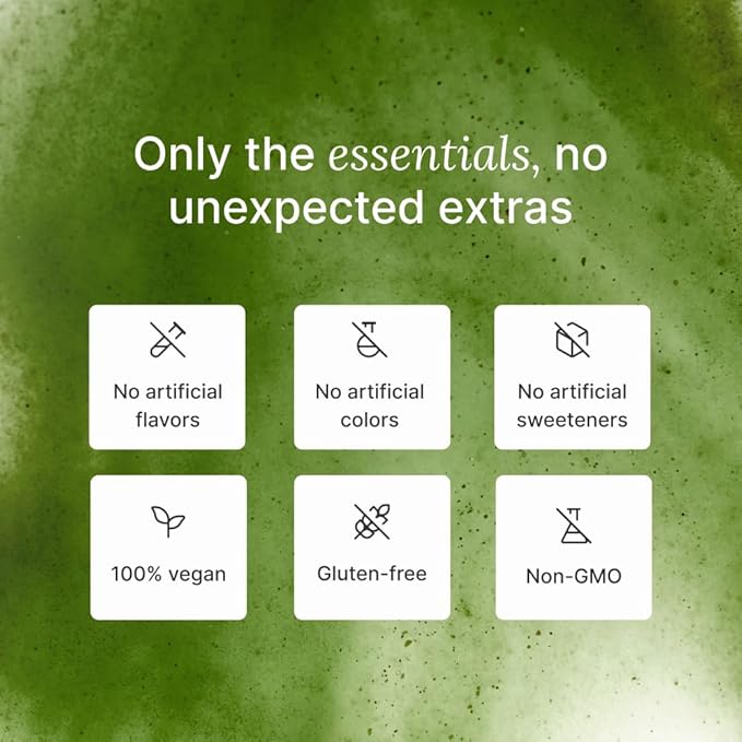 Huel Daily Greens Lemon & Ginger | Superfood Greens Powder | 91 Vitamins, Minerals, and Wholefood-Sourced Ingredients | Adaptogens, Antioxidants, Gut-Friendly Probiotics | 30 Servings
