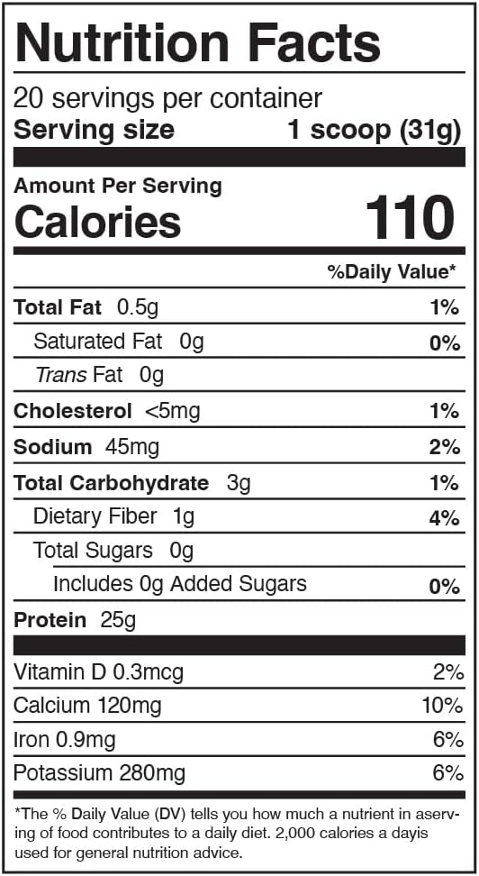 ProDough Gourmet Whey Isolate Hydrolized Protein Powder for Shake Mix- Easy Digest Enzyme Blend, 25g Protein per Serving, Natural Ingredients, Gluten Free, Keto Friendly (Horchata)