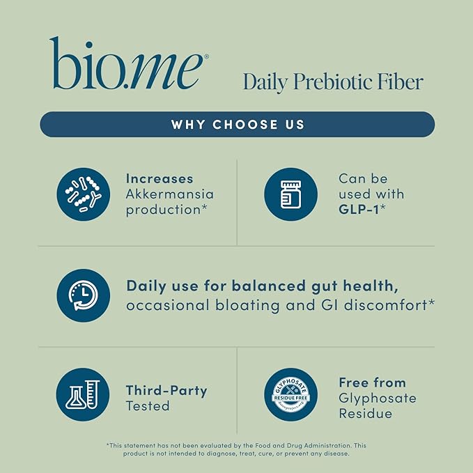 Daily Prebiotic Fiber Travel Packs 20 Servings - Fiber Supplement Powder for Digestive Health & Gut Health - Fiber Powder Unflavored Prebiotics, Non-GMO Dietary Fiber Gluten & Sugar Free Soluble Fiber