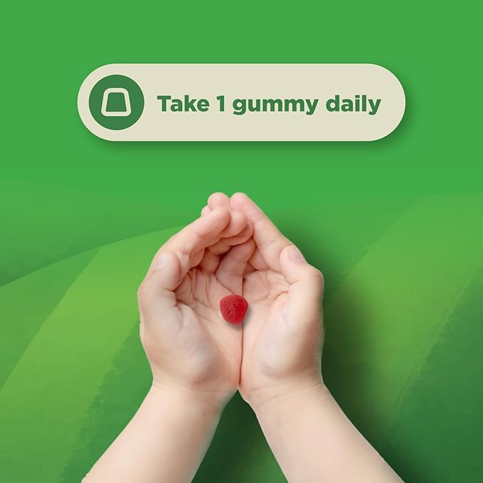 USDA Organic Probiotic Gummies for Kids - Vegan Non-GMO Kids Probiotic Gummy Vitamin for Immunity and Digestive Health - Gentle 2.5B CFU Organic Probiotics for Kids - Strawberry Flavor (2 Months)