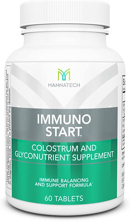 Mannatech ImmunoSTART Supplement Supports The Body’s Natural Immune Response 60 Tablets Formulated for Immune Balance and Support