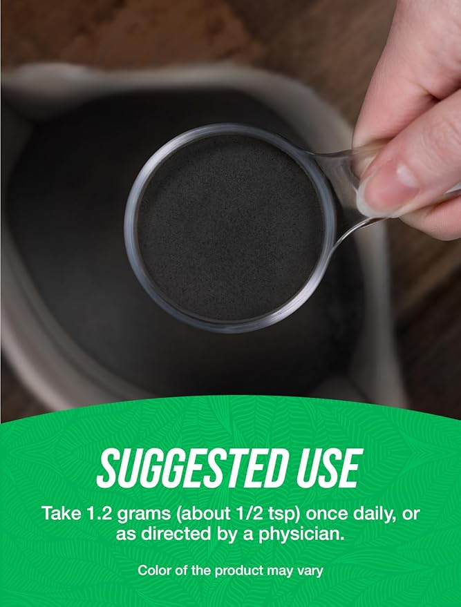 BulkSupplements.com Activated Charcoal Powder - Coconut Charcoal, Charcoal Powder for Teeth Whitening - Activated Charcoal Odor Absorber, Vegan & Gluten Free - 1200mg per Serving, 500g (1.1 lbs)