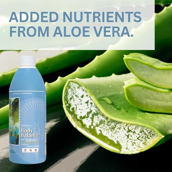 Youngevity Body Balance Land & Sea Plant Based Nutrition - Sea Vegetables, Kelp, Nori, Honey, Aloe Vera, and More - 75+ Nutrients w/Vitamins, Minerals, Amino Acids - (32 Fl Oz) (1)
