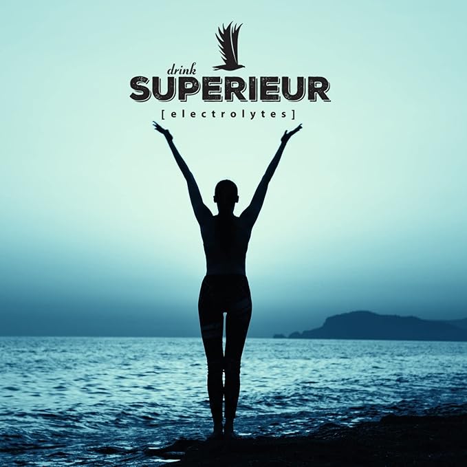 Superieur Electrolyte Powder Packets - Vegan Electrolyte Hydration Powder w/Sea Minerals - Keto Friendly, Non-GMO, Zero Sugar Electrolyte Supplement-Healthy Sports Drink -Lime Blueberry (14 Packets)