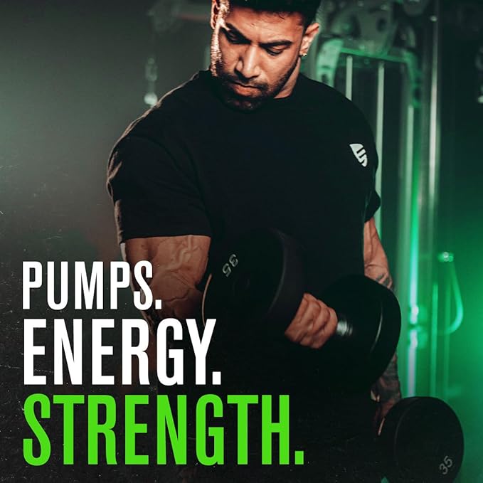 Jacked Factory NITROSURGE Pre Workout Supplement - Endless Energy, Instant Strength Gains, Clear Focus and Intense Pumps - NO Booster & Powerful Preworkout Energy Powder - 30 Servings, Watermelon