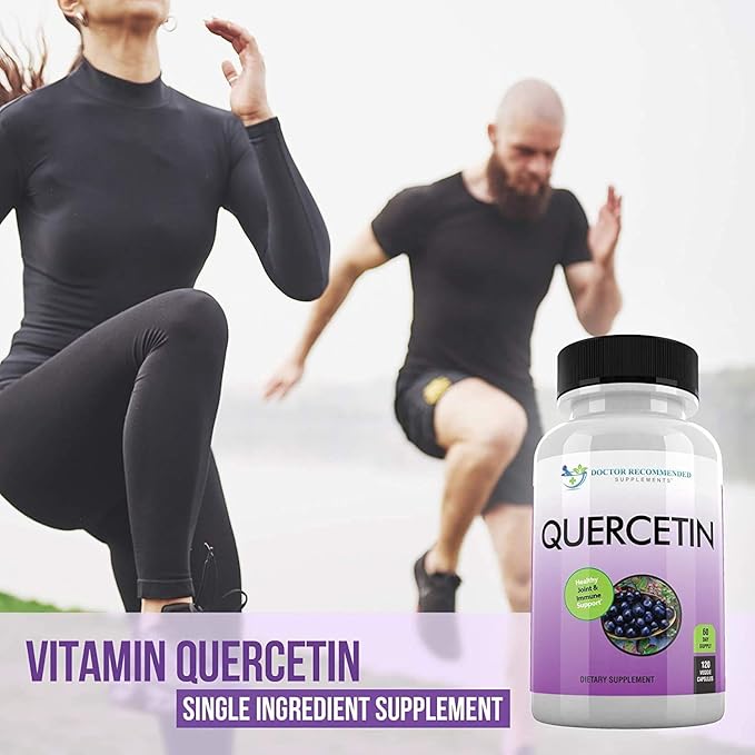 DOCTOR RECOMMENDED SUPPLEMENTS Quercetin 1000mg Per Serving - (Vegan, Non-GMO) (120 Veggie Capsules, Pack of 3)