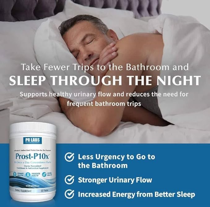 Doctor Formulated Prostate Supplements for Men, Saw Palmetto, Beta Sitosterol, Prostatitis & BPH Relief, Reduce Frequent Urination & Bathroom Trips (30 Packs, 1 Month Supply)