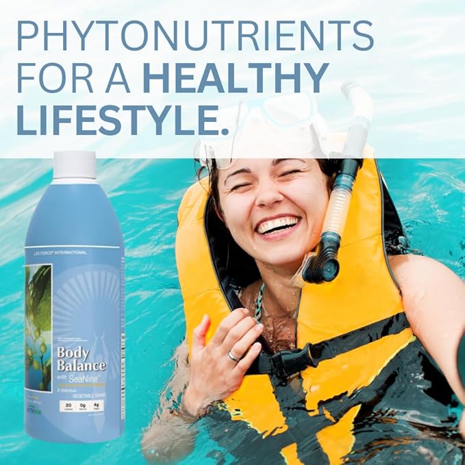 Youngevity Body Balance Land & Sea Plant Based Nutrition - Sea Vegetables, Kelp, Nori, Honey, Aloe Vera, and More - 75+ Nutrients w/Vitamins, Minerals, Amino Acids - (32 Fl Oz) (1)