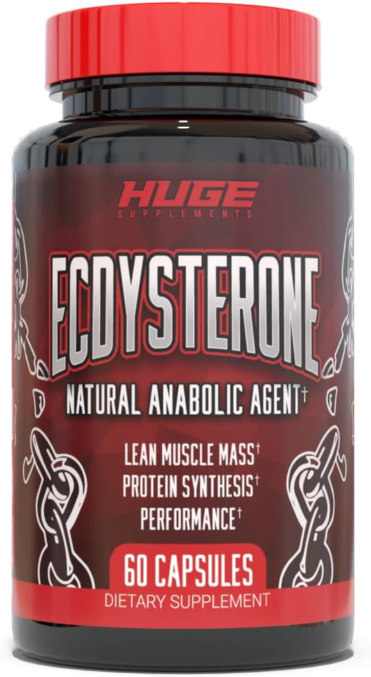Ecdysterone Supplement, Natural Muscle Builder for Men, 1000mg Beta Ecdysterone Per Serving, Optimally Dosed, Superior Absorption, 98% Highest Purity Available