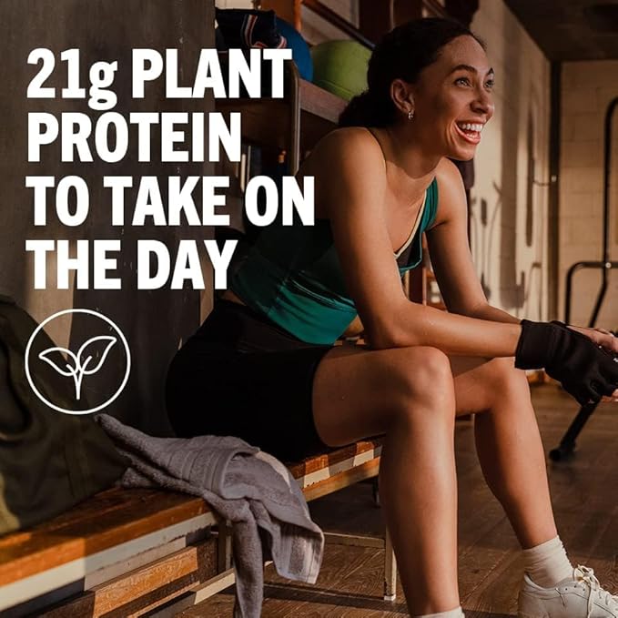 Orgain Organic Vegan Protein Powder, Fruity Cereal - 21g Plant Based Protein, 8g Prebiotic Fiber, Low Net Carb, No Lactose Ingredients, No Added Sugar, Non-GMO, For Shakes & Smoothies, 2.03 lb