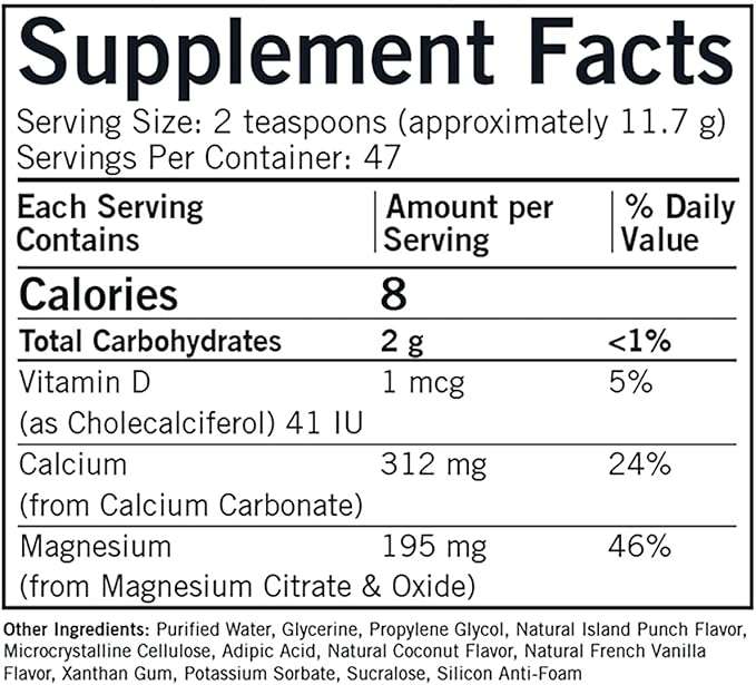 Calcium Magnesium Liquid 16oz *