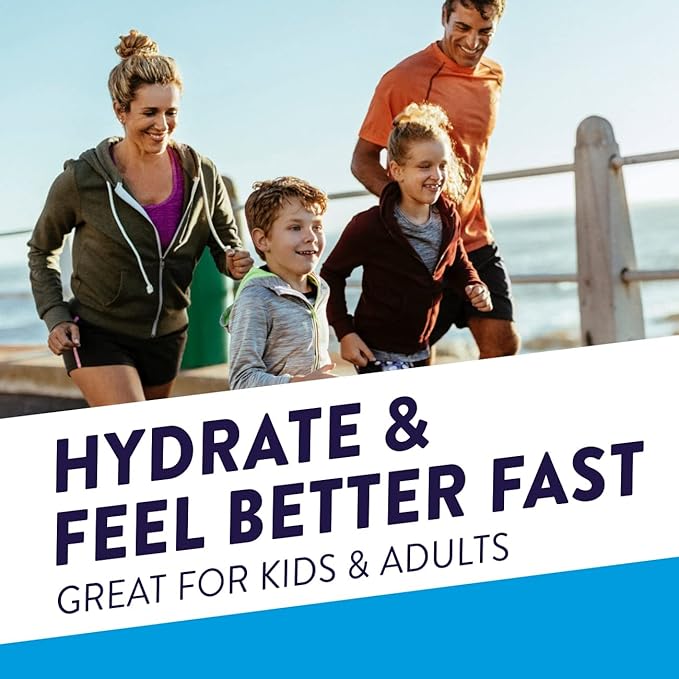Pedialyte Fast Hydration Electrolyte Powder Packets, Fruit Punch, Hydration Drink, 8 Single-Serving Powder Packets
