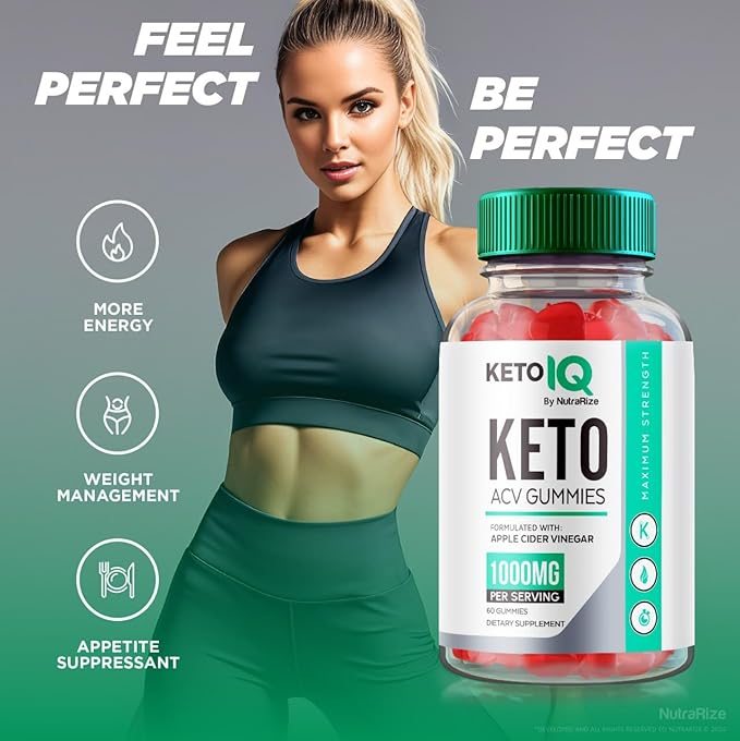 (3 Pack) Keto IQ Keto ACV Gummies, Keto IQ Keto ACV Formula for Advanced Weight Loss, Keto IQ Keto Dietary Supplement, Keto IQ Keto + ACV Gummy, KetoIQ Gomitas Reviews (180 Gummies)