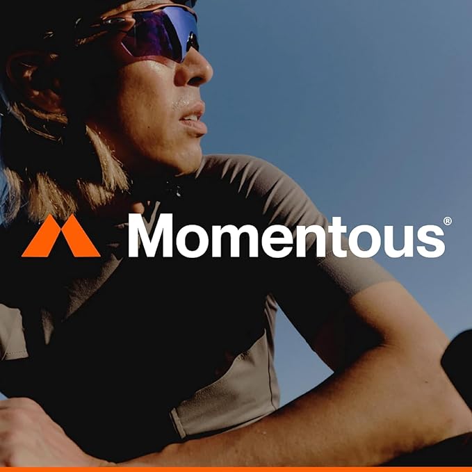 Momentous Fuel Intra-Workout Carbs & Electrolyte Drink Mix - Hydration Powder for Sustained Energy During Workouts - NSF Certified, GMO-Free, Gluten Free - 15 Servings, Cherry Berry