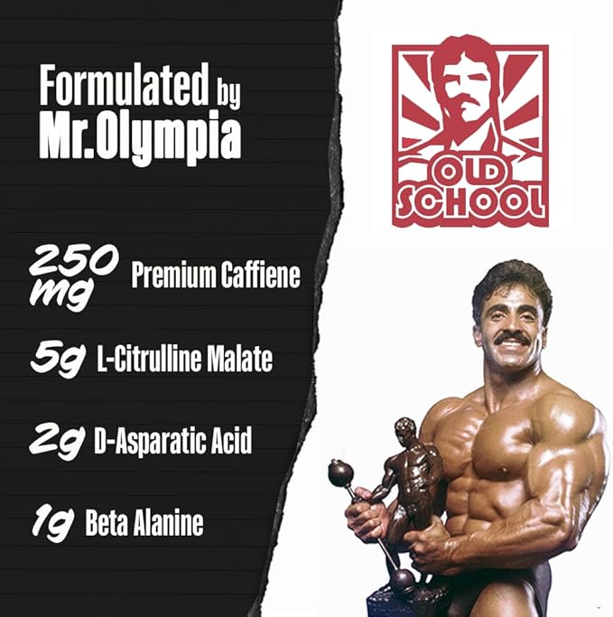 Vintage Blast - The Ultimate Two-Stage Pre Workout Supplement for Explosive Energy, Endurance, & Focus - Boost Workouts with Natural Ingredients: L-Citrulline Malate, Beta-Alanine, & Caffeine - 306g