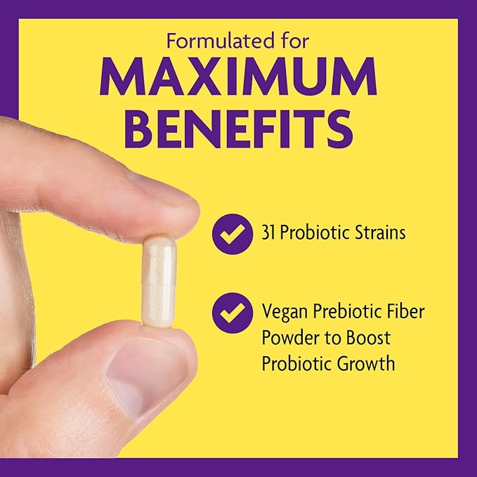 InnovixLabs Multi Strain Probiotics for Women & Men - Probiotic Supplement - 50 Billion CFU - Gut Health, Immune Support, Digestion, Lactobacillus Acidophilus, Prebiotics and Probiotics, 60 Capsules