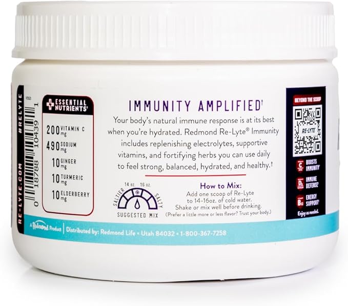 REDMOND Re-Lyte Immunity, Multivitamin Supplement Mix (BlackBerry)