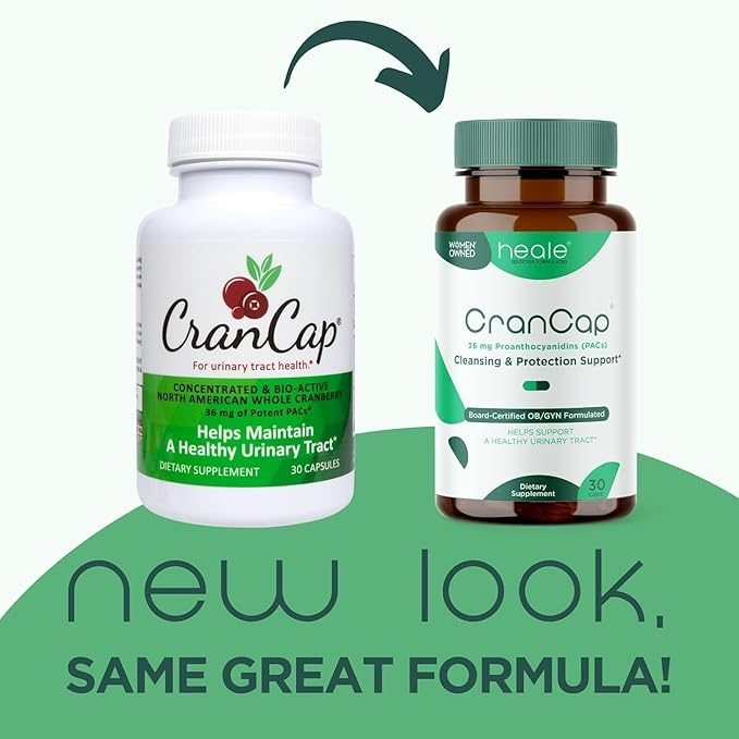 Cranberry Pills - Urinary Tract Health Cranberry Supplement - 36mg of Potent PACs - Non GMO, Vegan, Gluten Free - by Heale - 180 Capsules
