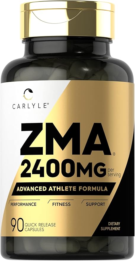Carlyle ZMA Supplement for Men & Women 2400mg | 90 Count | Non-GMO, Gluten Free Formula