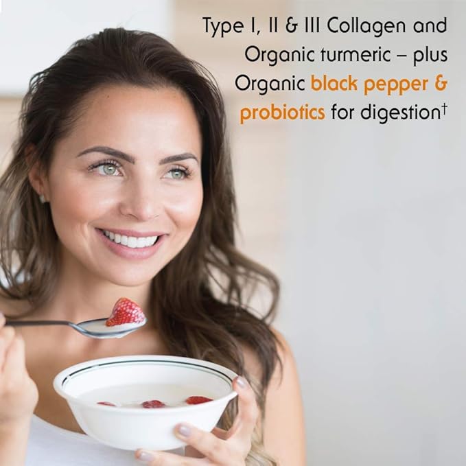 Garden of Life Multi-Sourced Collagen Turmeric - Apple Cinnamon, 20 Servings, Collagen Powder for Women Men Joints Mobility, Collagen Peptides Powder, Collagen Protein Hydrolyzed Collagen Supplements