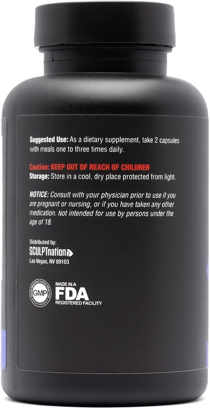 Sculpt Nation by V Shred Digestive Enzymes - Multi Enzyme for Digestion and Gut Health Support, Occasional Bloating Relief for Women and Men - 90 Gluten-Free Capsules