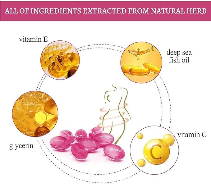 Instant Anti-Itch Detox Products, Capsulas, Firming Repair & Pink and Tender Natural Capsules, Capsulas (1Bag-B)