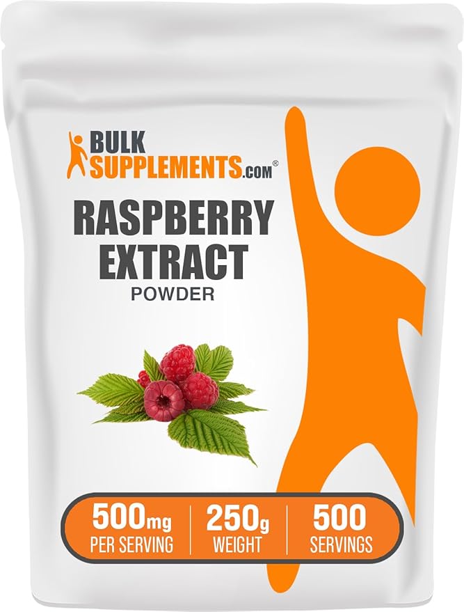 BulkSupplements.com Raspberry Extract Powder - Antioxidant Powder - Dried Raspberries Extract - Raspberry Powder - Dried Fruits Powder - Antioxidants Supplement (250 Grams - 8.8 oz)