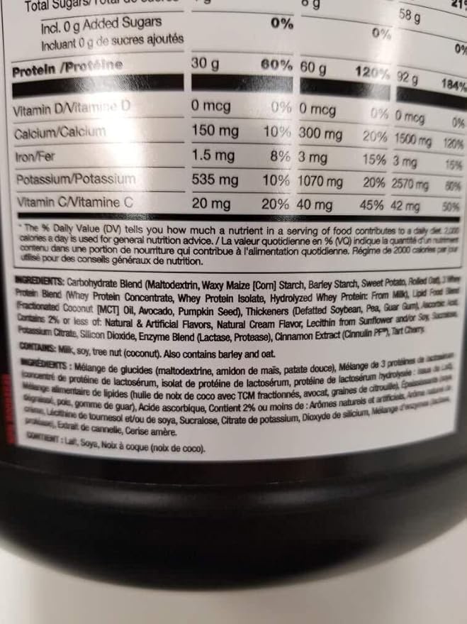 Mutant Mass Extreme Gainer – Whey Protein Powder – Build Muscle Size and Strength – High Density Clean Calories (Triple Chocolate, 12 lbs)