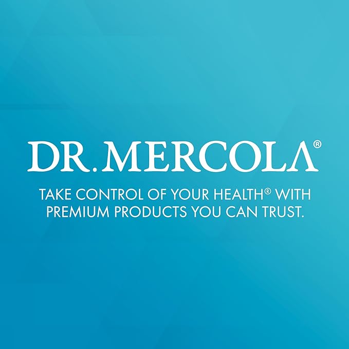 Dr. Mercola Vitamin B Complex, 30 Servings (60 Capsules), with Benfotiamine, Dietary Supplement, Supports Energy Production, Non-GMO