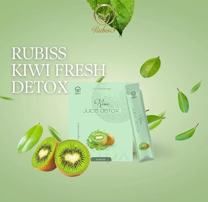 Generic Combo RubisS Detox - Kiwi Flavor (12 packs plus 1 box of Cereals Cookies), medium, green