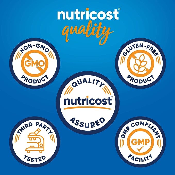 Nutricost N-Acetyl L-Cysteine (NAC) Powder 500 Grams - Vegan NAC, Non-GMO, Gluten Free