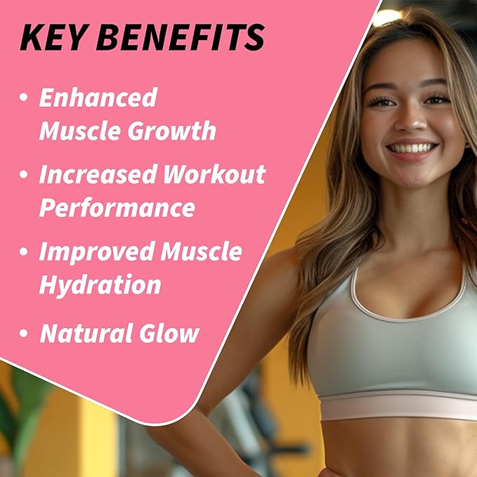 Creatine for Women - Creatina - Creatine for Women Booty Gain - Creatine Powder - Womens Creatine - Booty Builder - 70 Servings: Unflavored