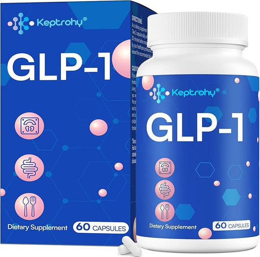 GLP-1 Supplement for Women and Men, GLP-1 Supplement | GLP-1 Support, GLP Support Core with Hops Extract, Synbiotics, Eriocitrin Support GLP-1 Level Naturally, Natural, Take Before Meal - 1 Pack